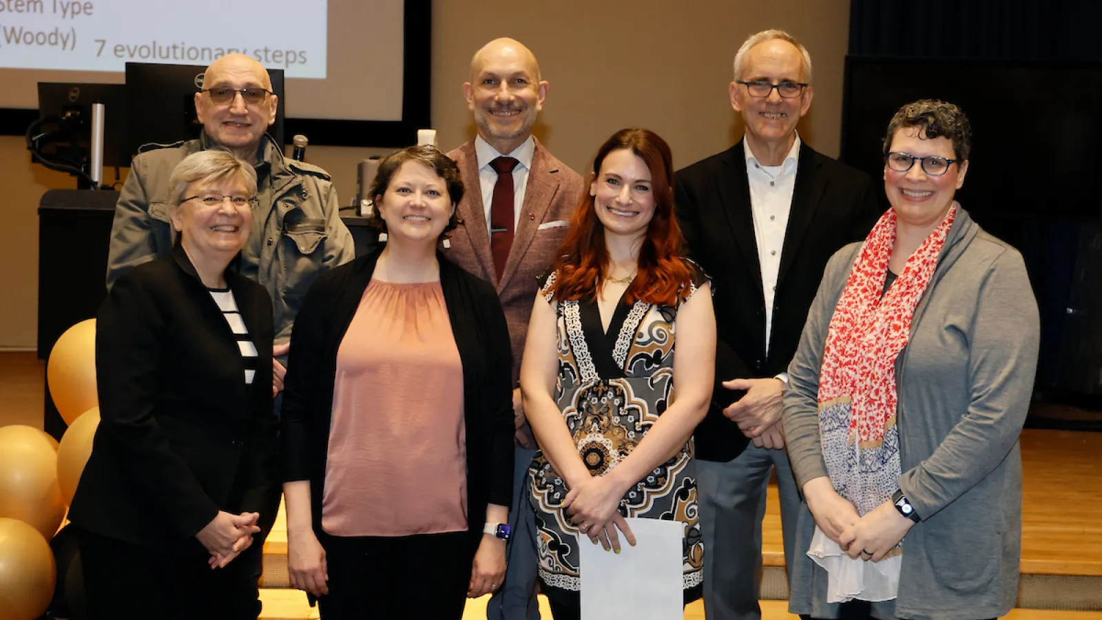 Dr. Calinger-Yoak with college and university leadership