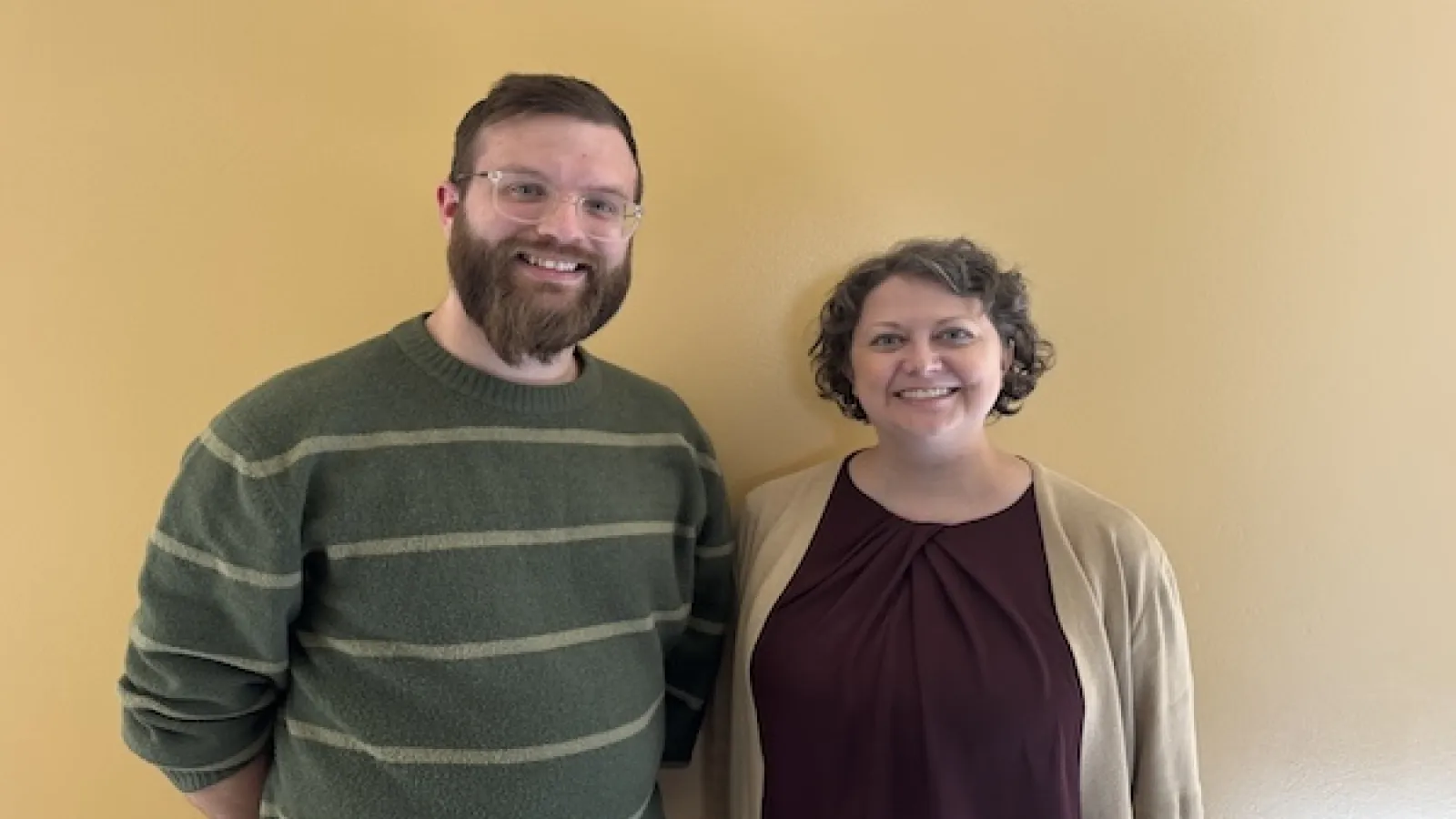 Dr. Jacob Bowman, left, and Dr. Jaime Sabel, right