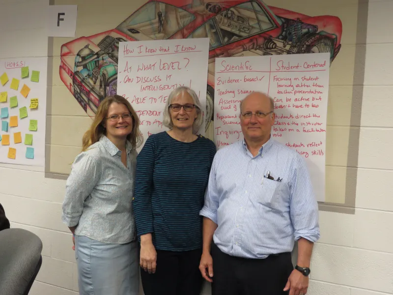 Caroline Breitenberger, Michelle Withers and Randy Phillis
