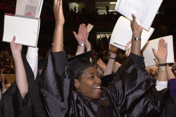 graduates celebrating 