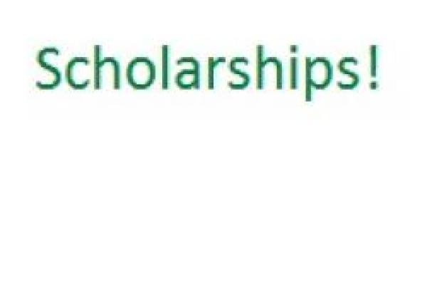 Scholarships! text